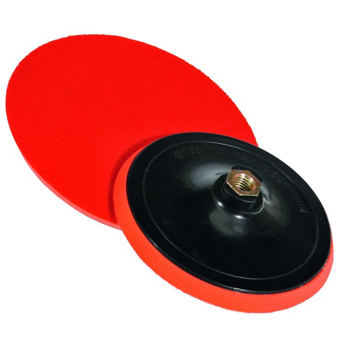 Red Plastic Foam Backer Pad